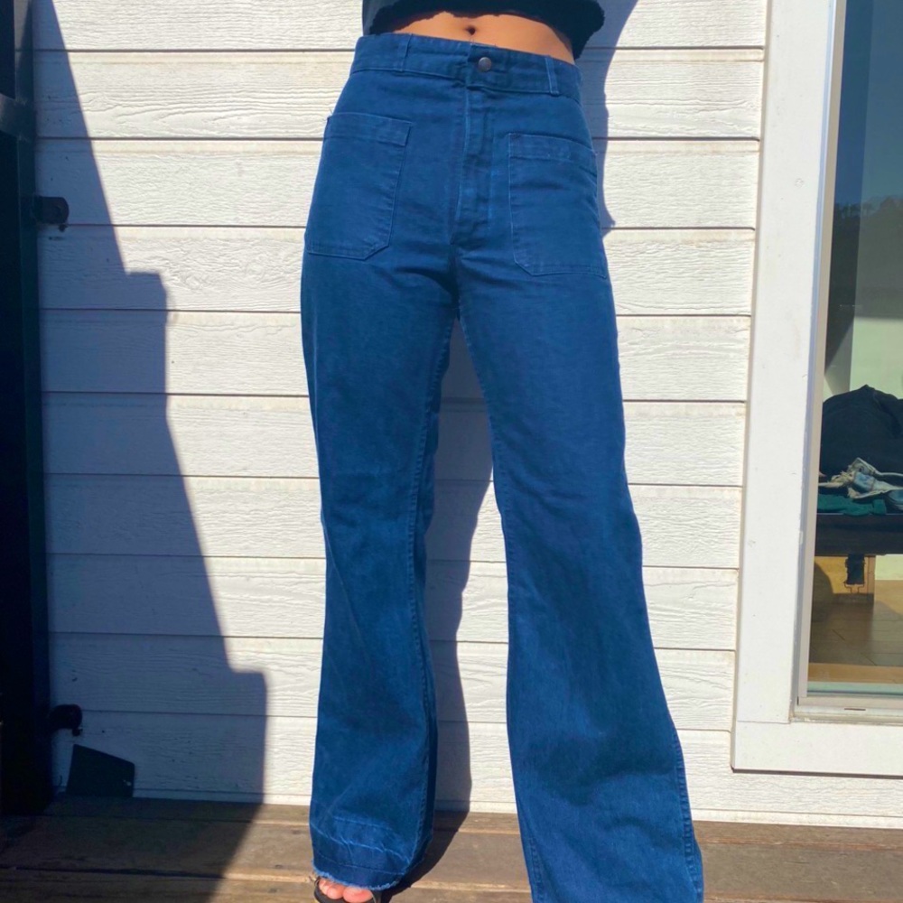 Vintage 70s Seafarer flare jeans
